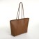 Bag Women's Shoper with zipper, brown color