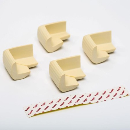 A set of protective pads on corners, 4 pcs., Milk color-2