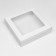 Gift folding box, packaging, lid is, with a window, white, 30 x 30 x 8 cm