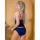 Female bathing suit, size 46, blue, yellow color