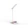LED desktop lamp with wireless charging and USB port Ambrella Light, Desk, De581, LED, 6 W, 180LUM, White Color