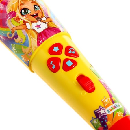 Microphone, sound, light, yellow color-2