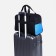 Board Road on Lightning, external pocket, suitcase holder, black/blue color