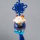 Suspension Ceramics with bells "manei-nako" blue 3.5x3.7x26 cm