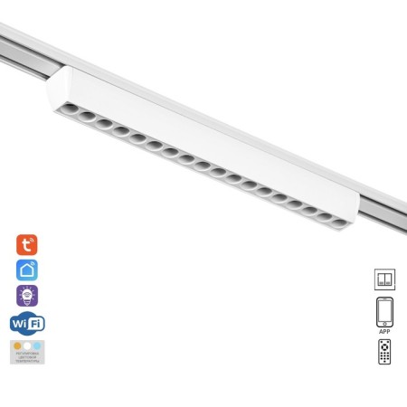 SLIM SLIM SLIM Linza-33 LED 18W 3000K-6000K 48V CRI90 White 3.2x3.8x33.8 cm