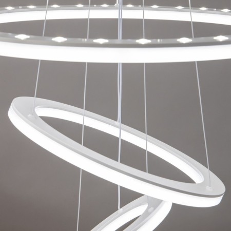 Suspended lamp Citilux "Electron" CL710A104S, 65x65x40 cm, 1x104W, LED, white color-24