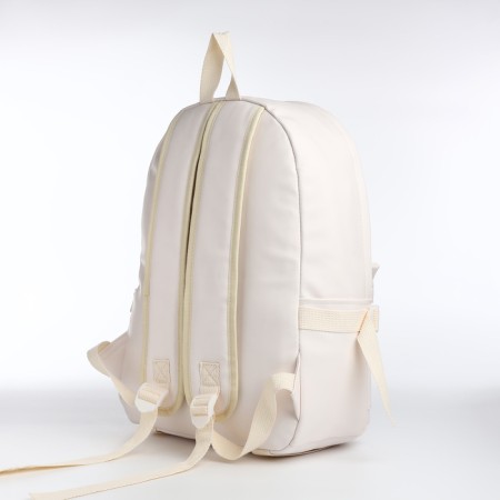 Youth backpack on lightning, 3 pockets, white color-3