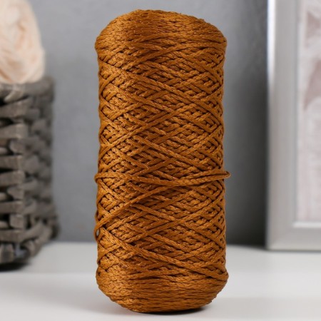 Knitting cord 100% polyester 1mm 200m/75 ± 10g (10-Bronza)