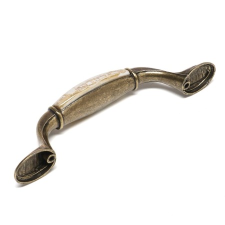 ART tundra bracket handle Ceramics 007, 96 mm, ceramic, bronze-4