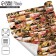 Glossy packaging paper "Retro", 70 x 100 cm