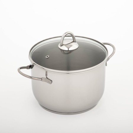 Classic-Prima pan, 5 l, d = 22 cm, capsule, glass cover, with a heat distribution layer, induction