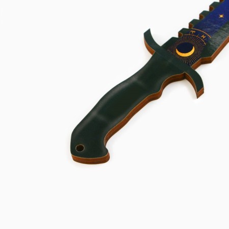 Souvenir weapon Knock Kukri "Stars", length 25 cm-2