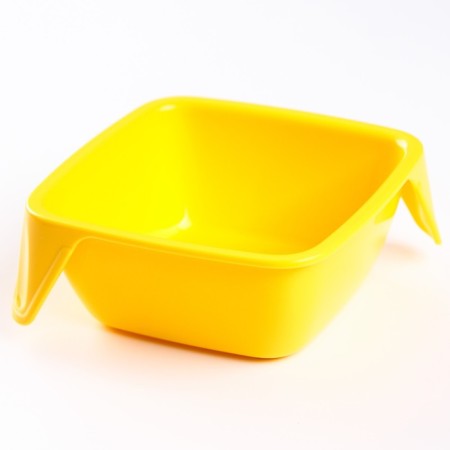 Baby plate Lalababy Play with Me Wolfie with a soft lid, the color is blue-yellow-3