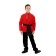 Shirt with a sash, red color, 6-7 years old