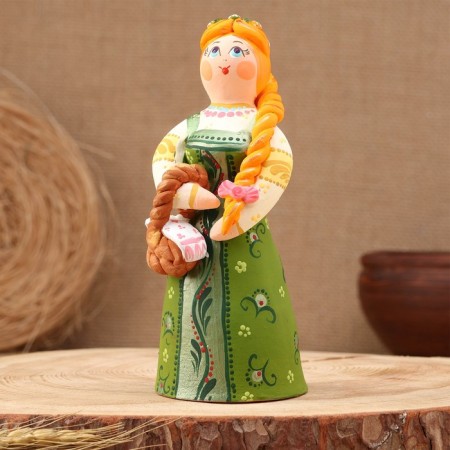Kovrov toy "Baryshnya Alyonushka Summer", ceramics-1