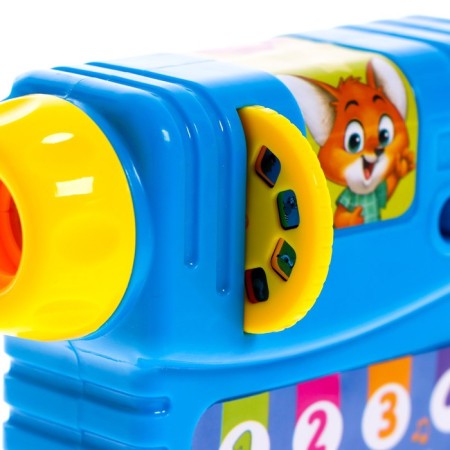 Musical projector "Funny alphabet and score", 3 slides, sound, light-5