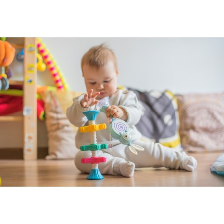 Developing toy Pyramid "Twist me" with gears, rattle, crumb I-11