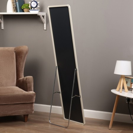 Interior mirror, acrylic, 40 x 150 cm white,-1