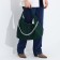 Load bag with lightning, external pocket, green color