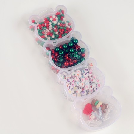 New Year! Set for creativity "New Year's decoration from beads", types of mix-4
