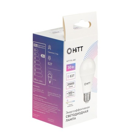 Hitt-PL, A60, 30 W, 230 V, E27, 3000 K lamp-1