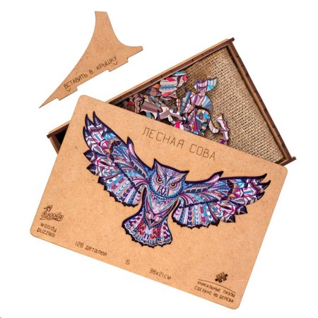 Figure puzzle "Forest owl", size S-5