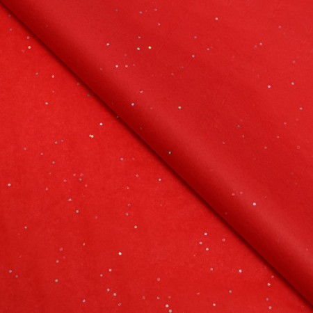 Paper Pacific, "Confetti", red, 50cm x 10 m-1
