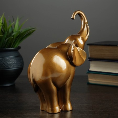 Figure "Elephant" Bronze, 15x8x18cm-2