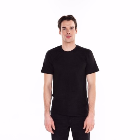 T -shirt male, black color, size 48
