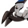 Metal scissors Gross Piranha, 185 mm, straight and right cut, CRM