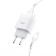 Network charger Hoco C73A, 2 USB, 2.4 A, Lightning 1 m cable, white
