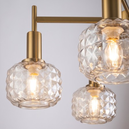 Freya FR5366CL-05BS Fero, 650x650x550 mm ceiling lamp, E14, 5x40W, brass color-7
