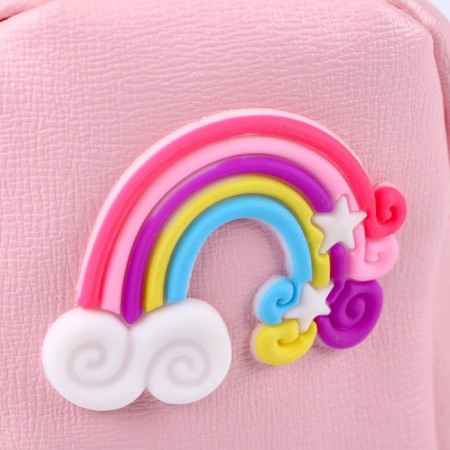 Bag for the doll "Rainbow", pink color-2
