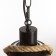 Lamp "Lantern" E27 40W black 8x8x15-115cm