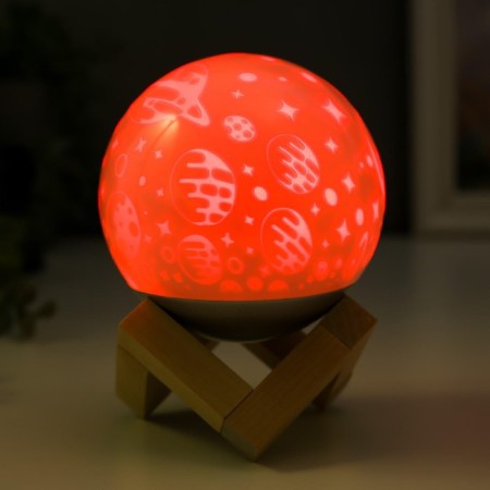 Sponel "Space" Led usb RGB 9.5x9.5x12.5 cm Risalux-2