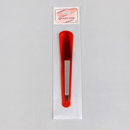 Metal file for nails, 15 cm, in a case, the color "amber"-3