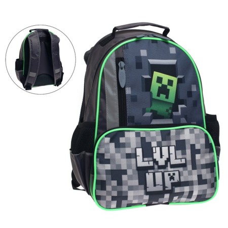 School backpack, 37 x 26 x 13 cm, ergonomic back, calligrata ORT "Cubes"-5