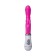 Vibrator with a clitoral stimulator Toyfa A-Toys, TPE, pink color, 20 cm