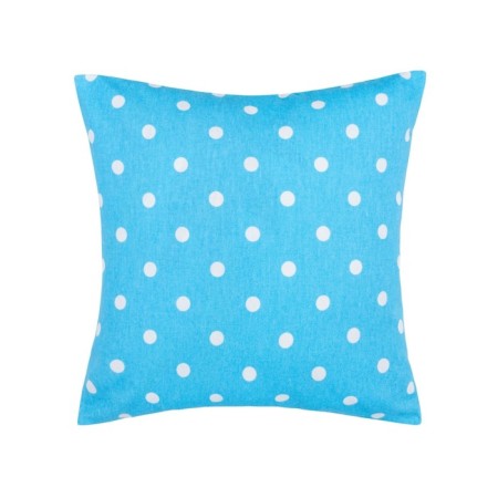 Decorative pillow for lightning Blue Polka Dot, size 40x40 cm, blue color-1