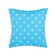Decorative pillow for lightning Blue Polka Dot, size 40x40 cm, blue color