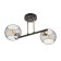 Estet chandelier 2he27 40W Black 36x36x23.5cm Bayerlux