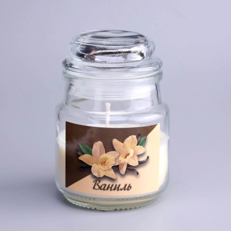 Candle in the bank Aromatic "Sweet Vanilla" 6x8.5cm-2
