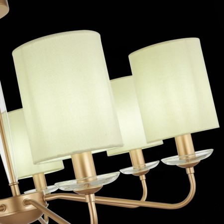 Ceiling EVOLUCE lamp. Sle108002-07. Rita. 7x40 W, E14, 75x75x44 cm, golden color-6