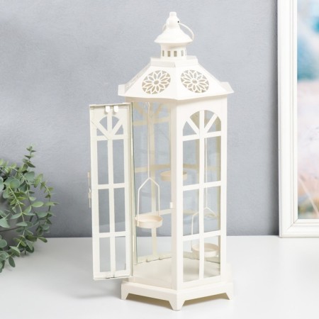Climber Metal "Lantern - Flower" mix 20x20x44 cm-4