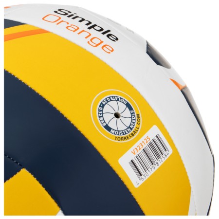 Volleyball ball Torres Simple Orange V323125, size 5-7