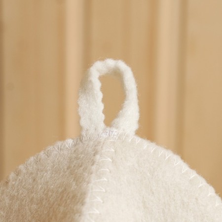 Bath set "Smile 1" hat with embroidery, washcloth in a box-3