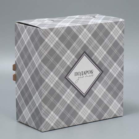 Cake box, confectionery packaging "Gift", 24 x 24 x 12 cm-1