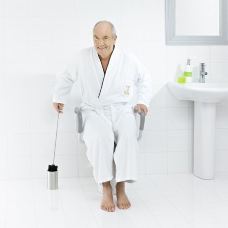Toilet ruff with a long handle-1