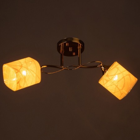 Bunt chandelier 2x60W E27 gold-2