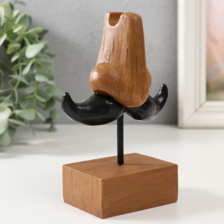 Souvenir Polystone stand for the glasses "mustache and nose" 10.5x5.3x14 cm-2